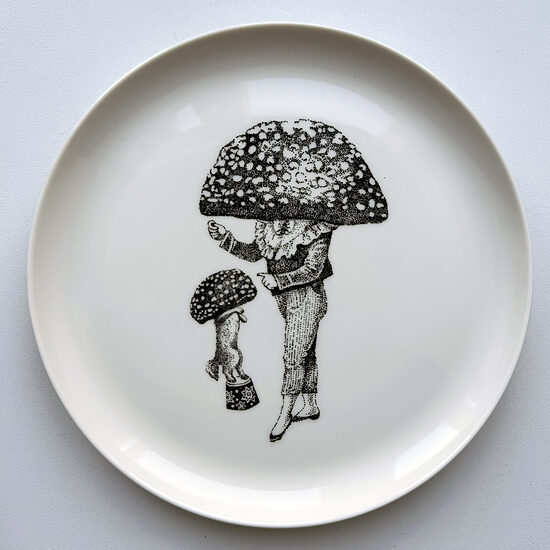 Porcelāna šķīvis "Cirks"